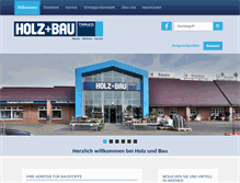 Tablet Screenshot of holz-und-bau.de